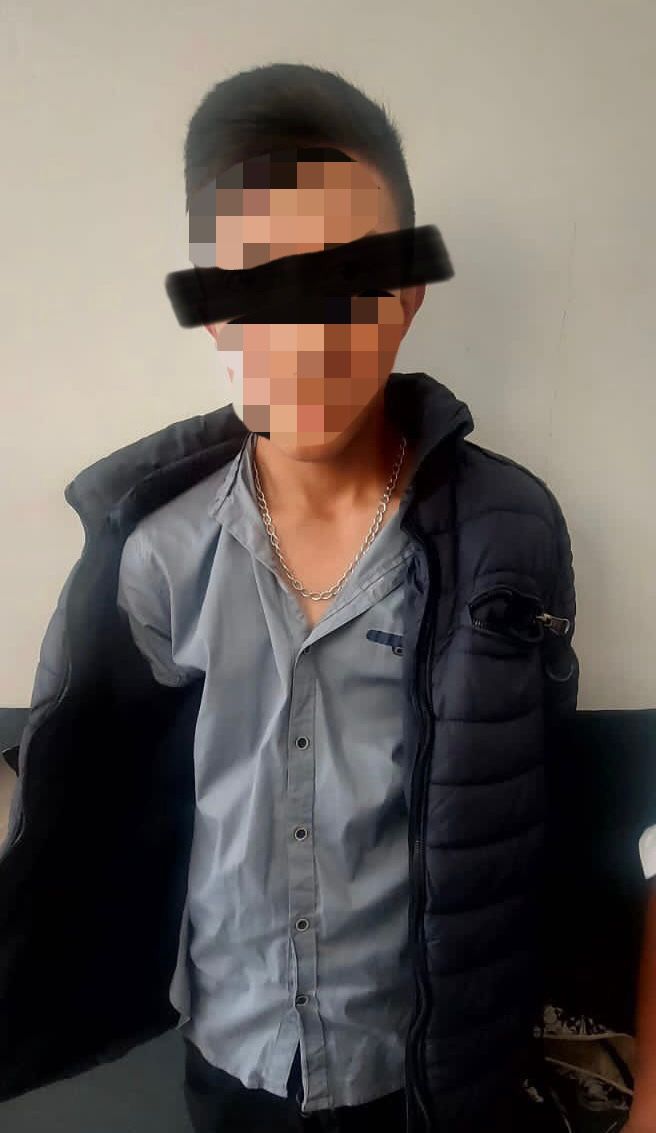 Detiene Policía de Chiautempan a tres sujetos por robo a negocio